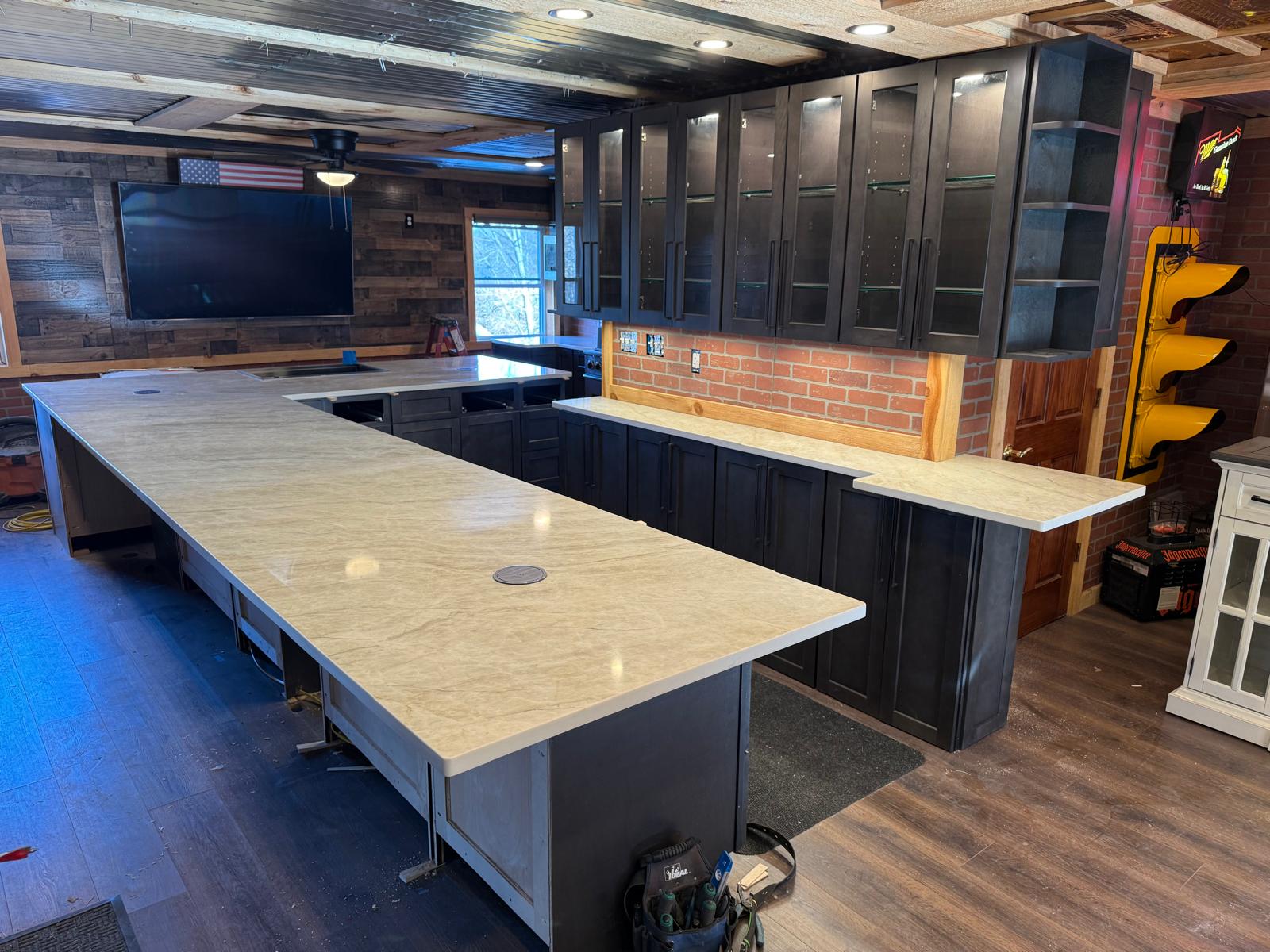Custom Basement Home Bar, Alexandria, VA
